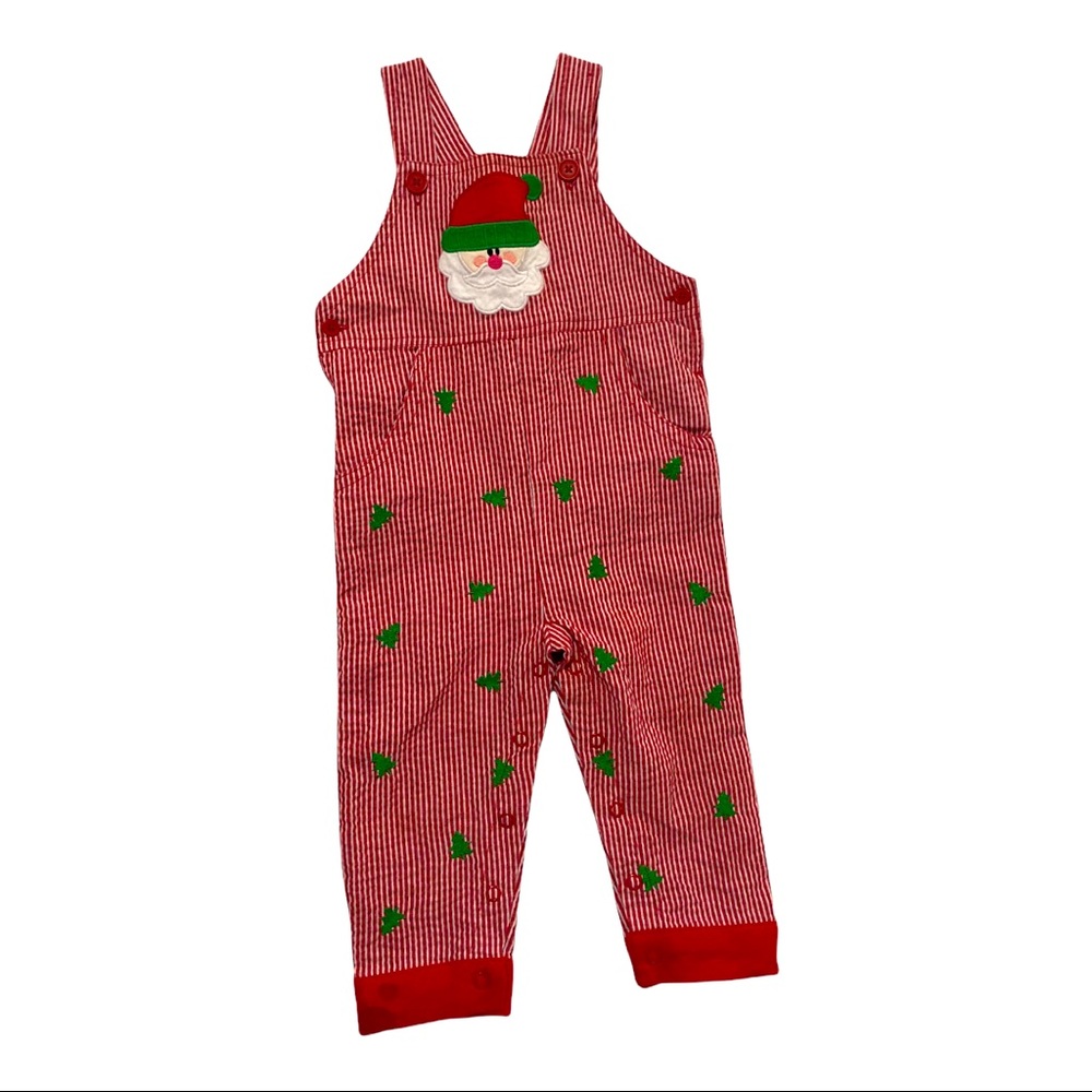 Boys Christmas overalls